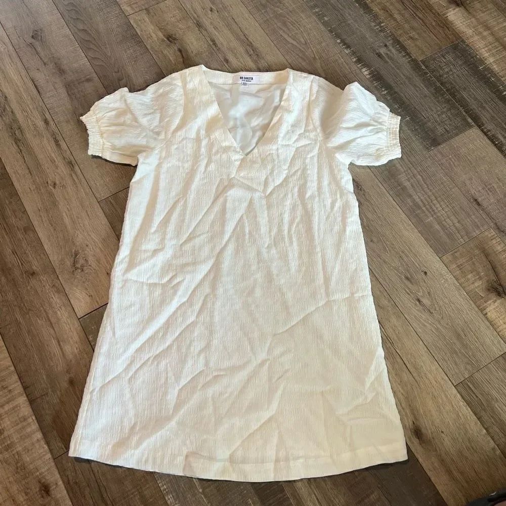 bb dakota women's white shirt dress size xs